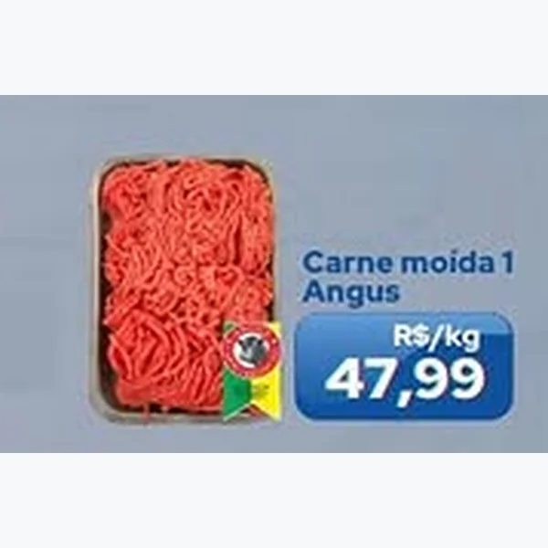Recorte do encarte de Carne Moída 1 Angus