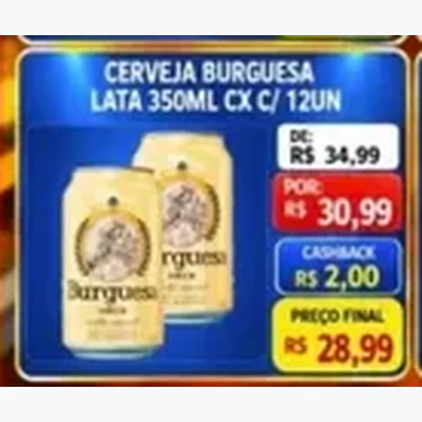 Cerveja Burguesa 12 un × 350 ml