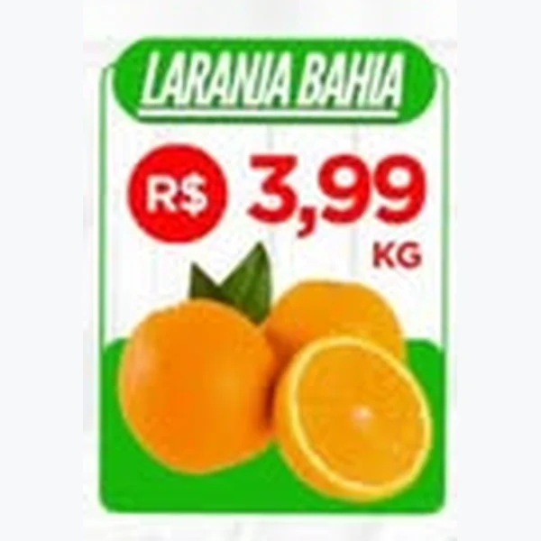 Recorte do encarte de Laranja Bahia