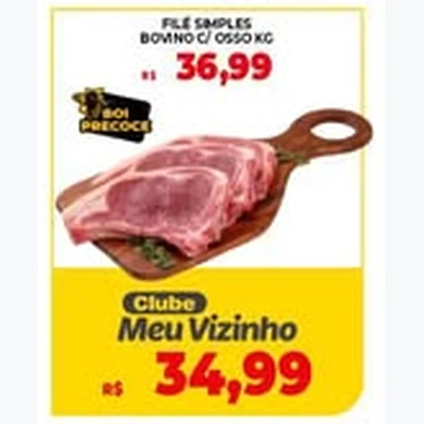 Filé Simples Bovino C/ Osso