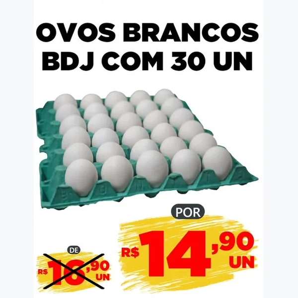 Ovos Brancos 30 un