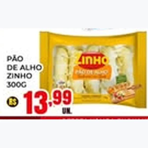 Recorte do encarte de Pão de Alho Zinho 300 g
