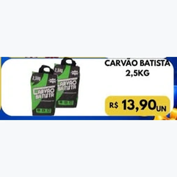 Carvão Batista 2,5 kg