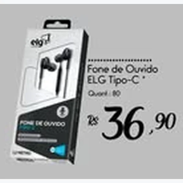 Fone de Ouvido Elg
