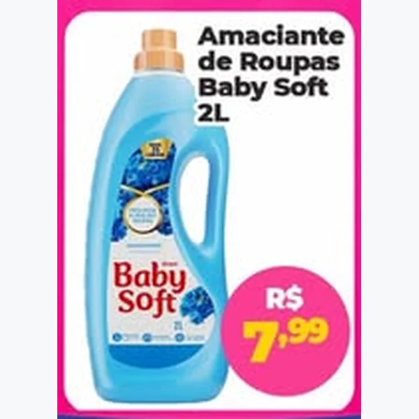 Amaciante de Roupas Baby Soft 2 L
