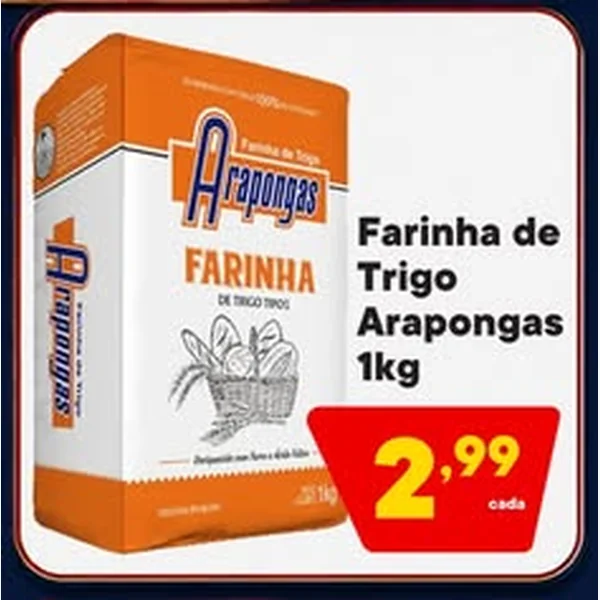 Farinha de Trigo Arapongas 1 kg