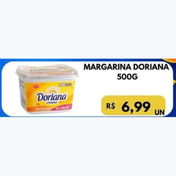Recorte do encarte de Margarina Doriana 500 g
