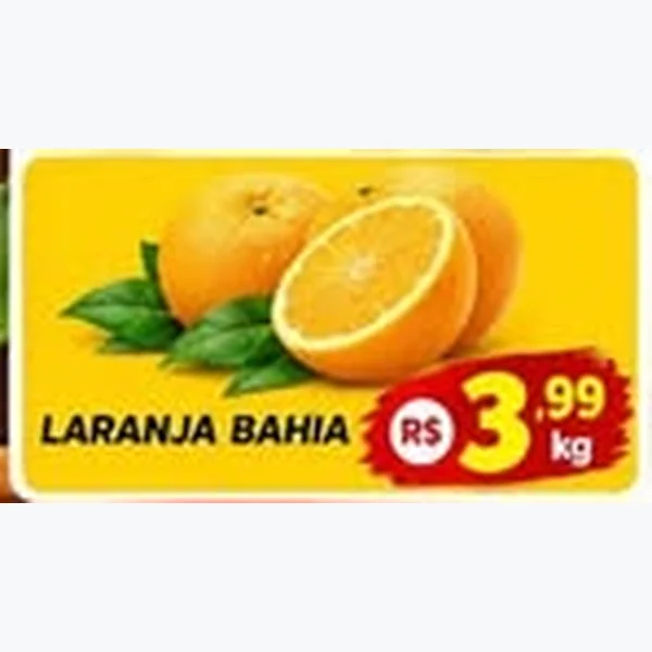 Recorte do encarte de Laranja Bahia