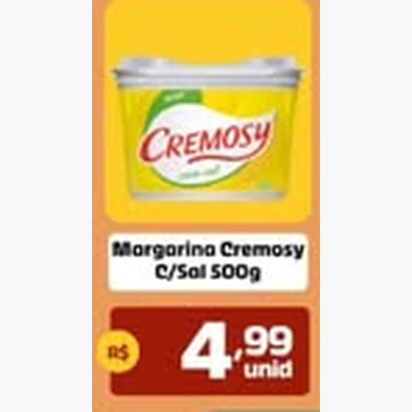 Margarina C/sal Cremosy 500 g