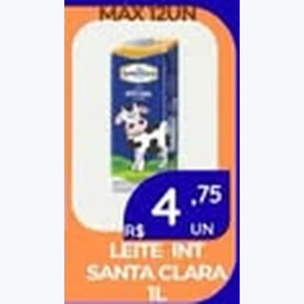 Leite Integral Santa Clara 1 L
