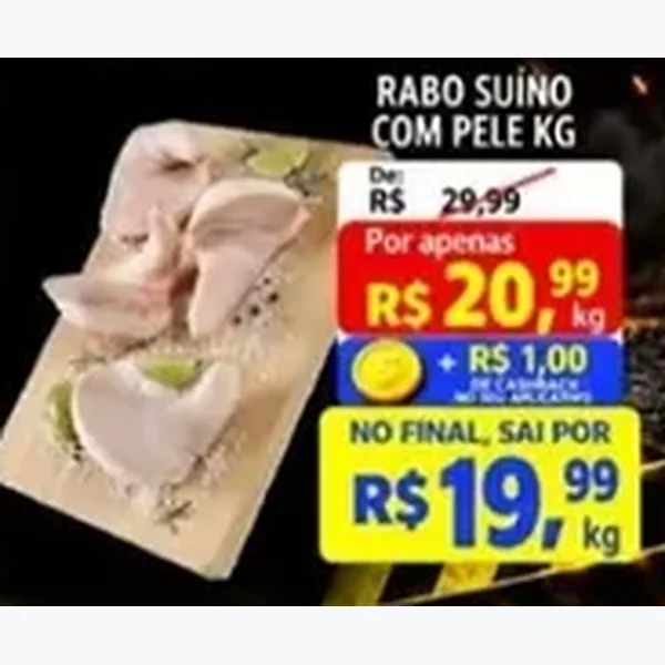 Recorte do encarte de Rabo Suíno com Pele