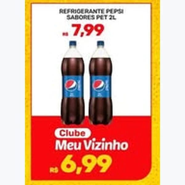 Recorte do encarte de Refrigerante Pepsi Sabores 2 L