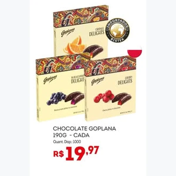 Chocolate Delights Goplana 190 g