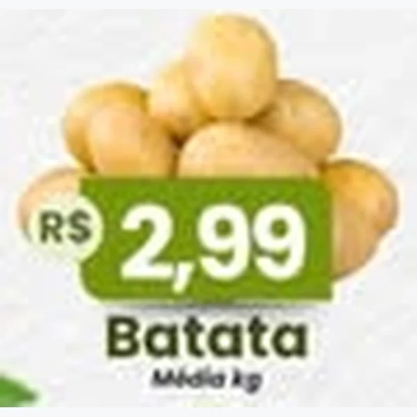 Recorte do encarte de Batata Média