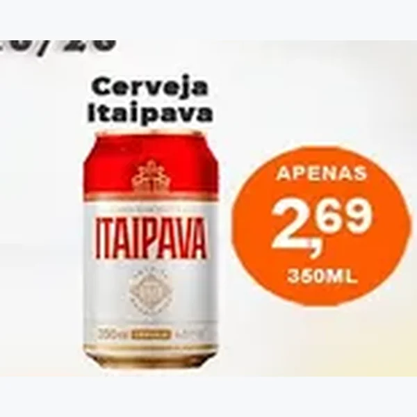 Recorte do encarte de Cerveja Itaipava 350 ml