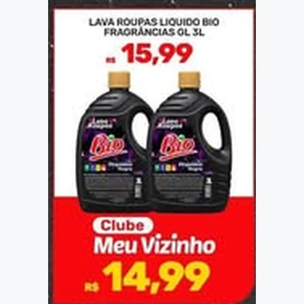 Lava Roupas Líquido Bio 3 L
