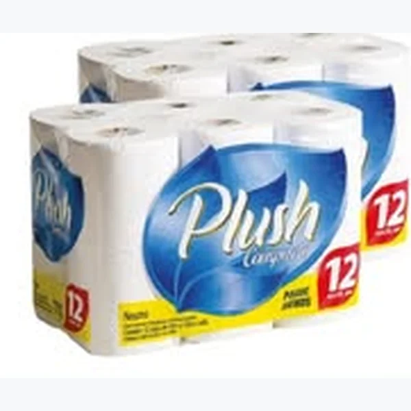 Papel Higiênico Plush 12 un × 20 un