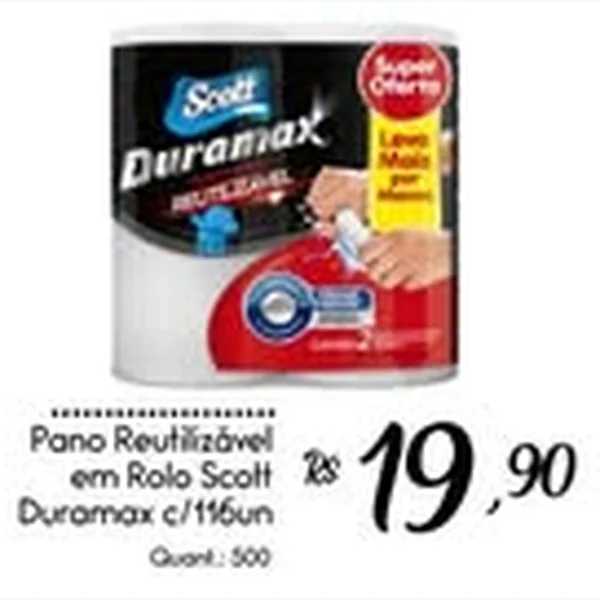 Pano Reutilizável em Rolo Scott 116 un