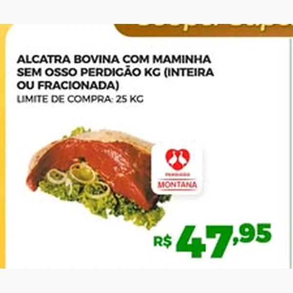 Alcatra Bovina com Maminha sem Osso Perdigão