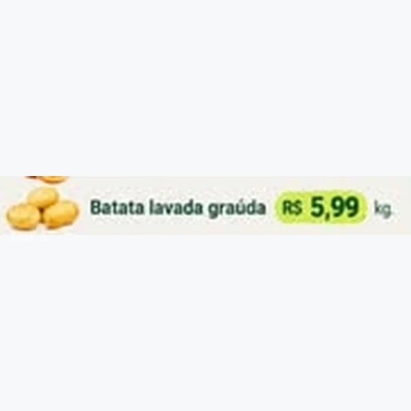 Recorte do encarte de Batata Lavada Graúda