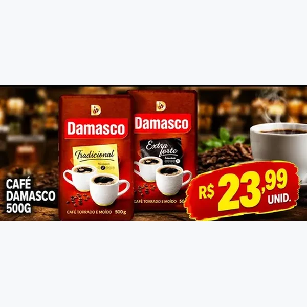 Café Torrado e Moído Damasco 500 g