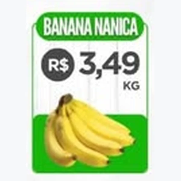 Recorte do encarte de Banana Nanica