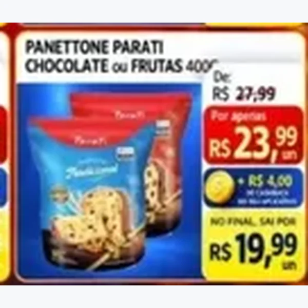 Panettone Chocolate Parati 400 g