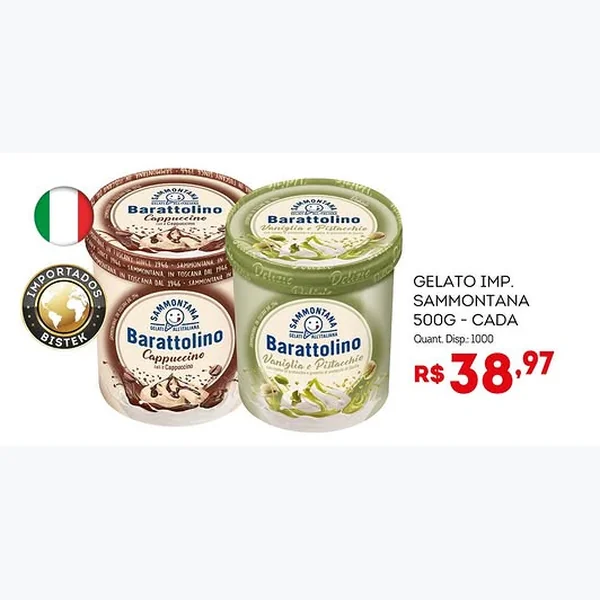 Gelato Vaniglia e Pistacchio Sammontana 500 g