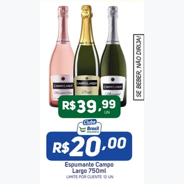 Espumante Campo Largo 750 ml