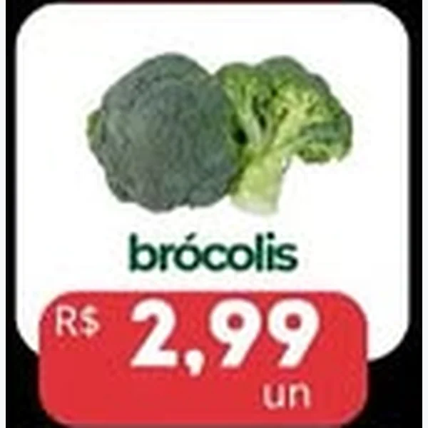 Recorte do encarte de Brócolis