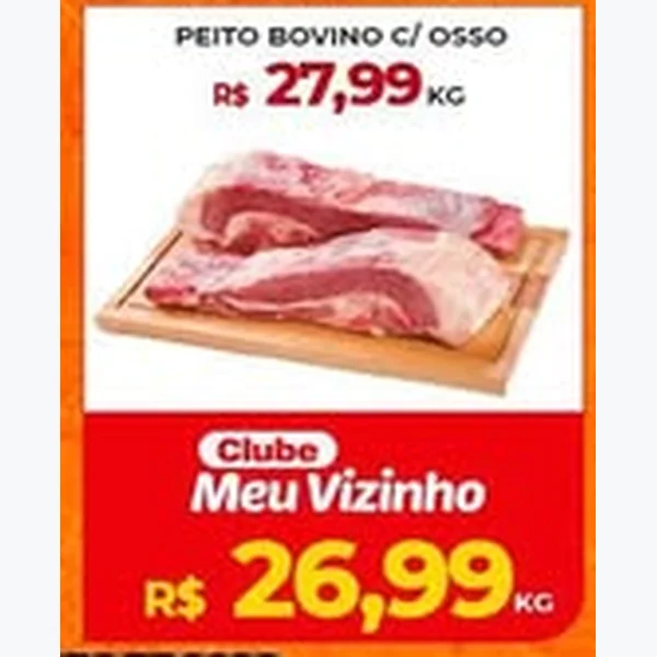 Recorte do encarte de Peito Bovino C/ Osso