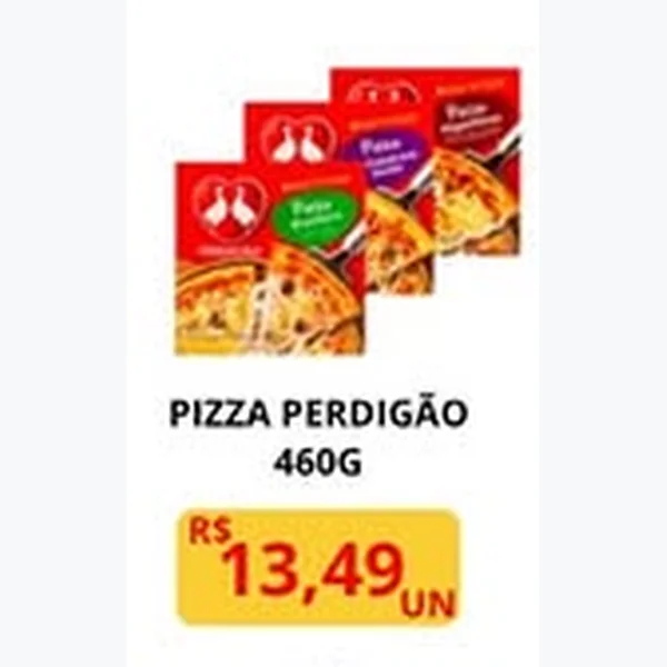 Recorte do encarte de Pizza Perdigão 460 g