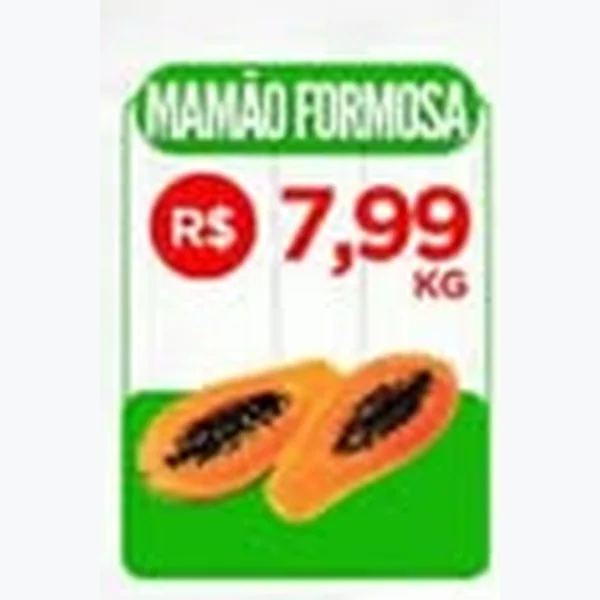 Recorte do encarte de Mamão Formosa