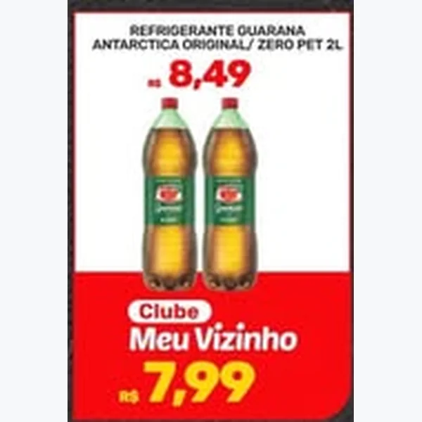 Recorte do encarte de Refrigerante Guaraná Original / Zero Antarctica 2 L