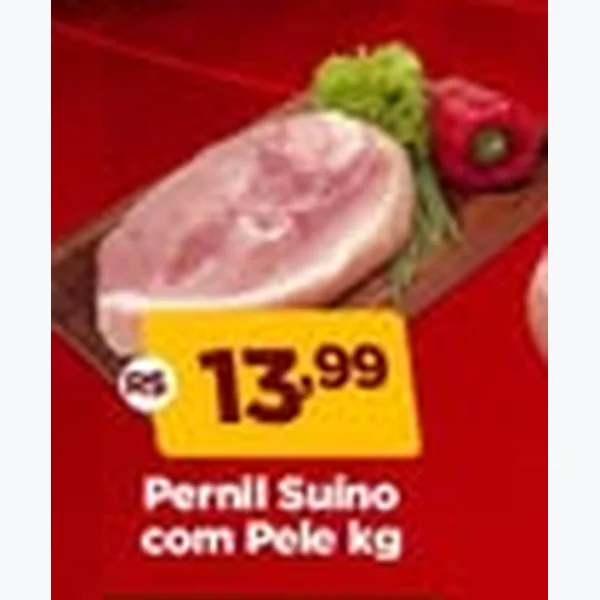 Pernil Suíno com Pele