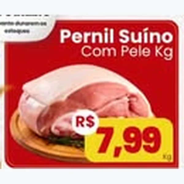 Pernil Suíno com Pele