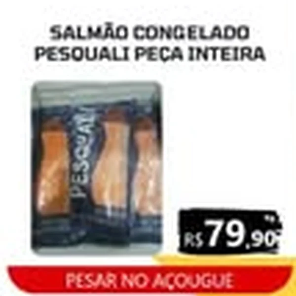 Salmão Congelado Peça Inteira Pesquali