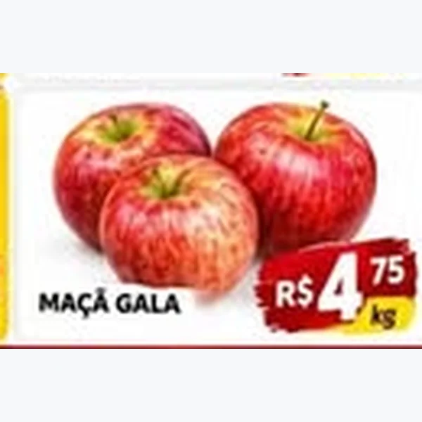Recorte do encarte de Maçã Gala