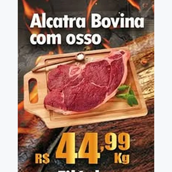 Recorte do encarte de Alcatra Bovina com Osso