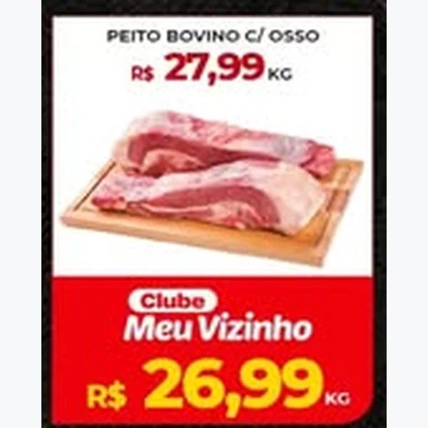 Peito Bovino C/ Osso