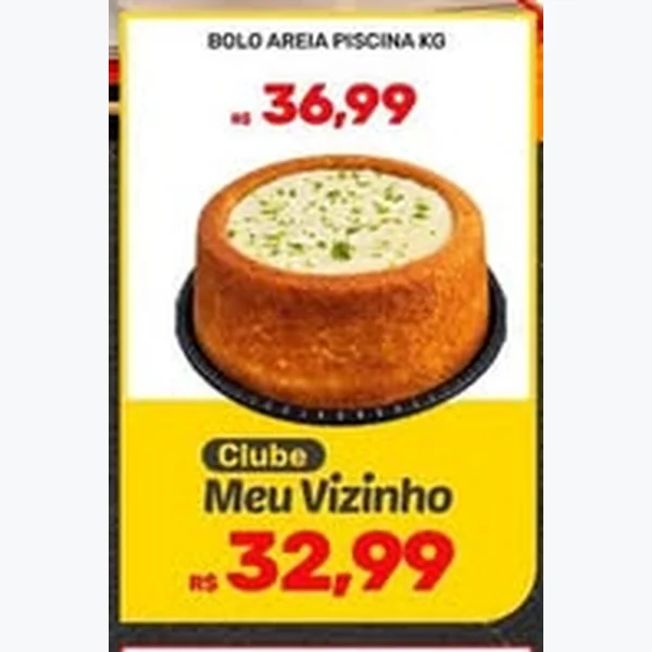 Bolo Areia Piscina