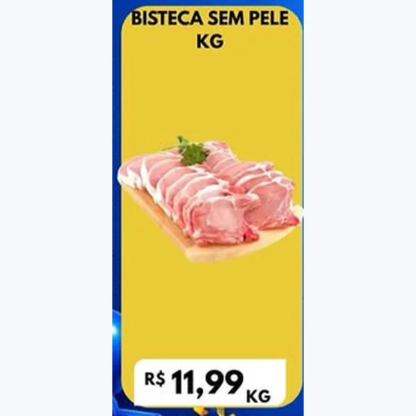 Recorte do encarte de Bisteca sem Pele