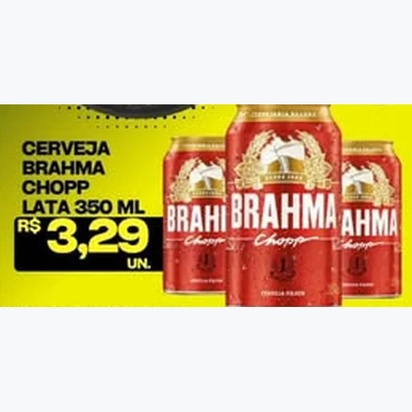 Cerveja Chopp Brahma 350 ml