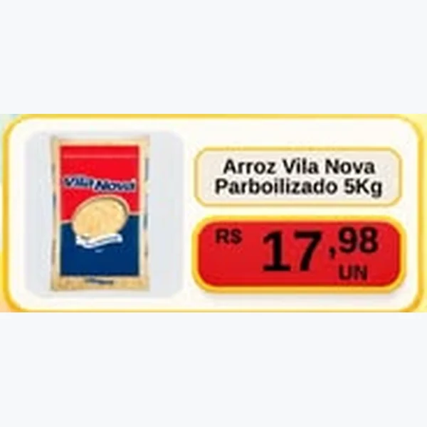 Arroz Parboilizado Vila Nova 5 kg