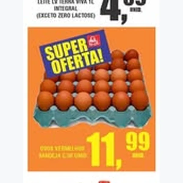 Ovos Vermelhos 30 un