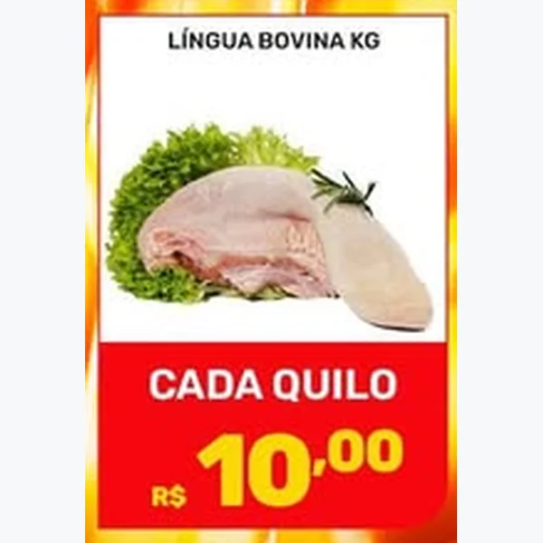 Recorte do encarte de Língua Bovina