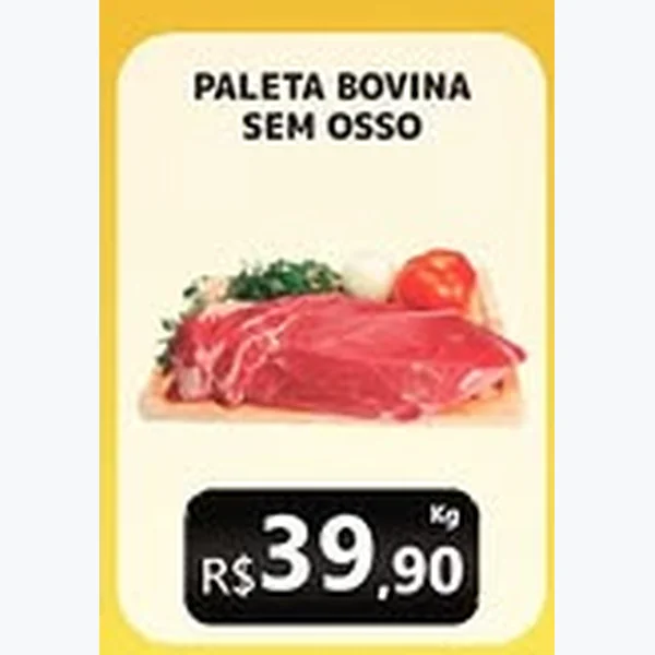 Paleta Bovina sem Osso