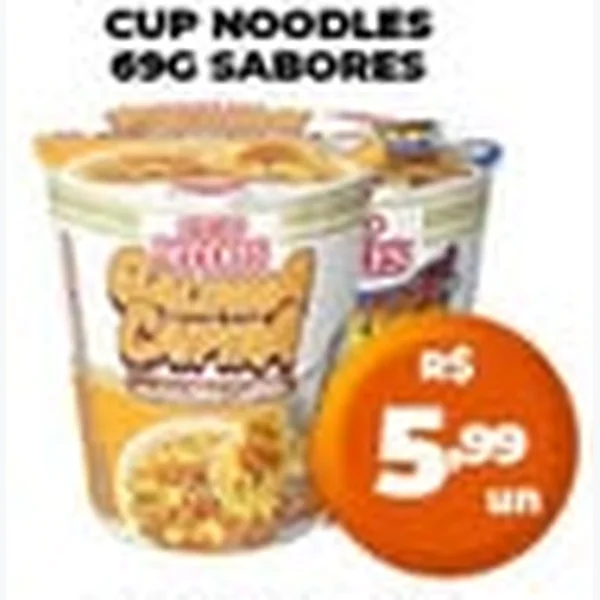Recorte do encarte de Cup Noodles