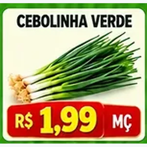 Recorte do encarte de Cebolinha Verde