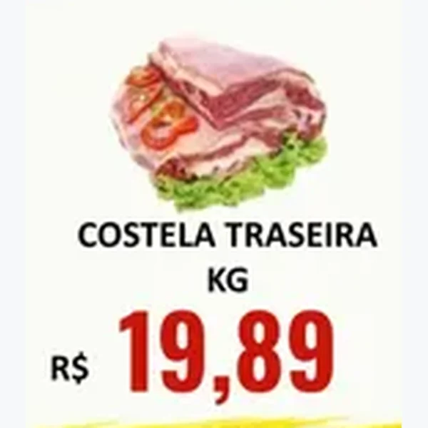Recorte do encarte de Costela Traseira